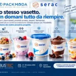 Serac Cups a Cibus Tec 2026 - riempimento vasetti yogurt, dairy, proteici e plant-based