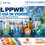 PPWR e packaging alimentare: packaging, riempimento, OEE e TCO – Packmoda e Serac a Cibus Tec 2026